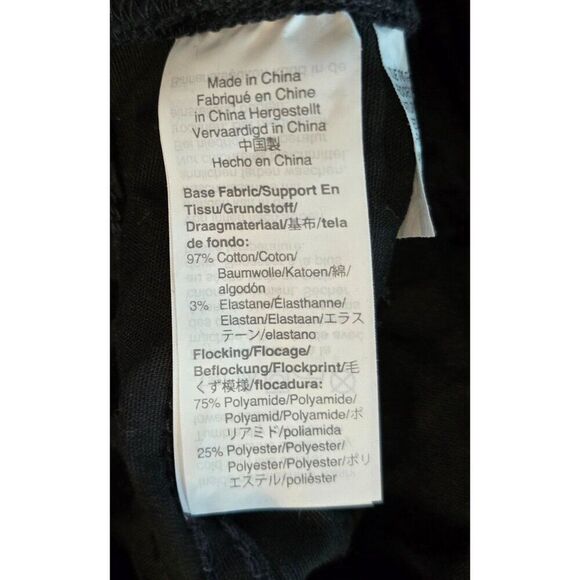 Madewell Leopard Print Mid-Rise Skinny Pants Black Stretchy mob wife whimsigoth - Picture 9 of 13